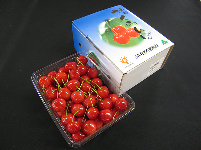 最上級特秀品 山形県産さくらんぼ 佐藤錦 L 500g(高級化粧箱バラ詰)