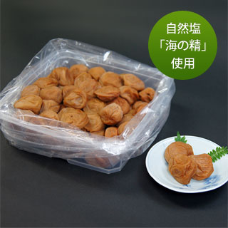 富之助の白干し南高梅 1kg (自然塩海の精使用)
