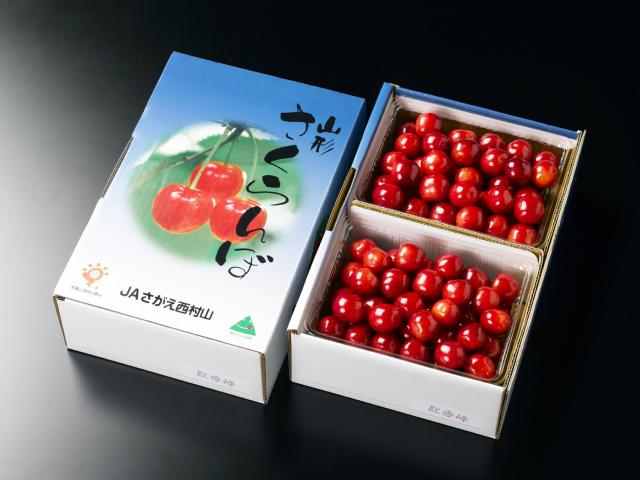 最上級特秀品 山形県産さくらんぼ 紅秀峰 2L 1kg(高級化粧箱バラ詰)