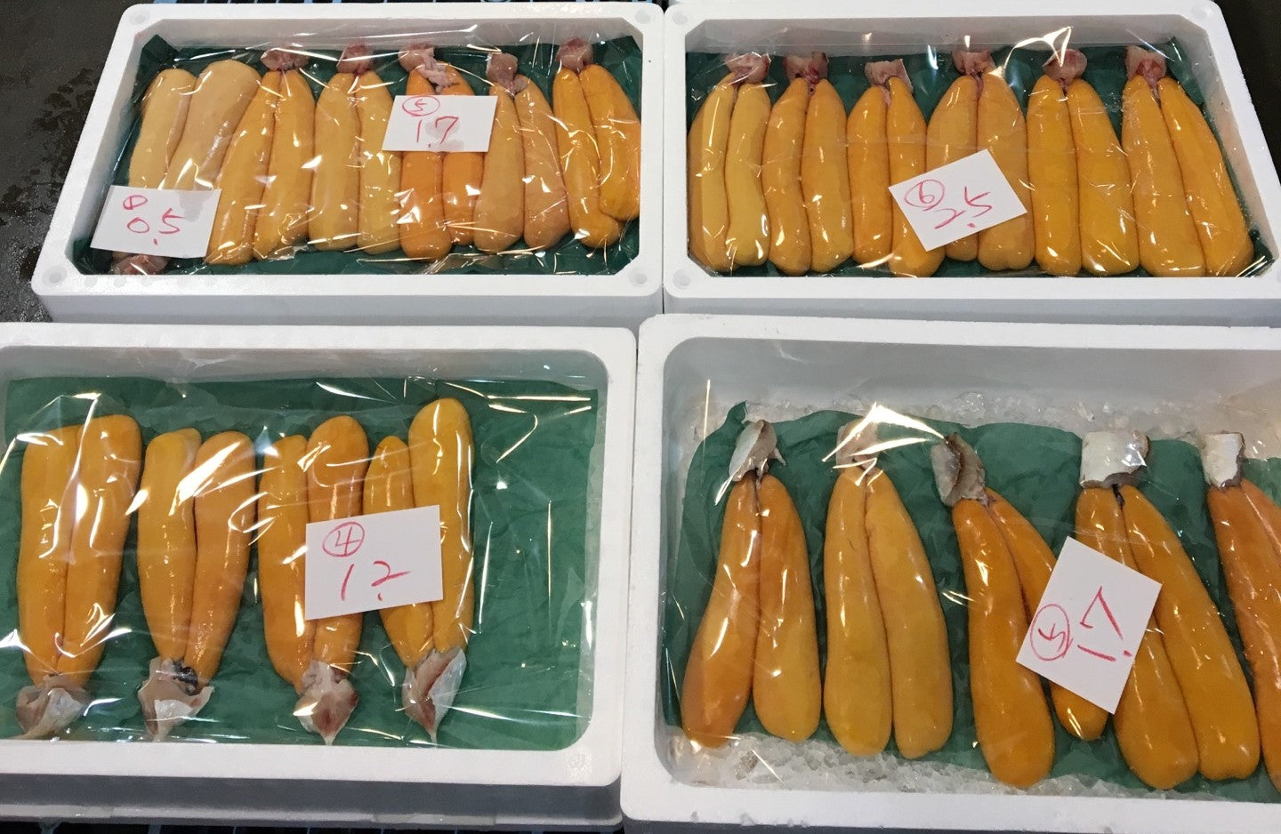 宮崎県産 最高級 寒沖鯔 あめいろからすみ – とびっきりギフト