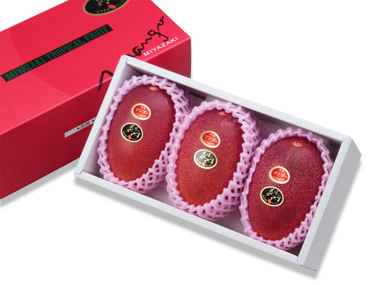 【宮崎中央地区限定】最上級 赤秀品(AA品) 太陽のタマゴ 化粧箱入 2L×3玉(税込・送料別)
