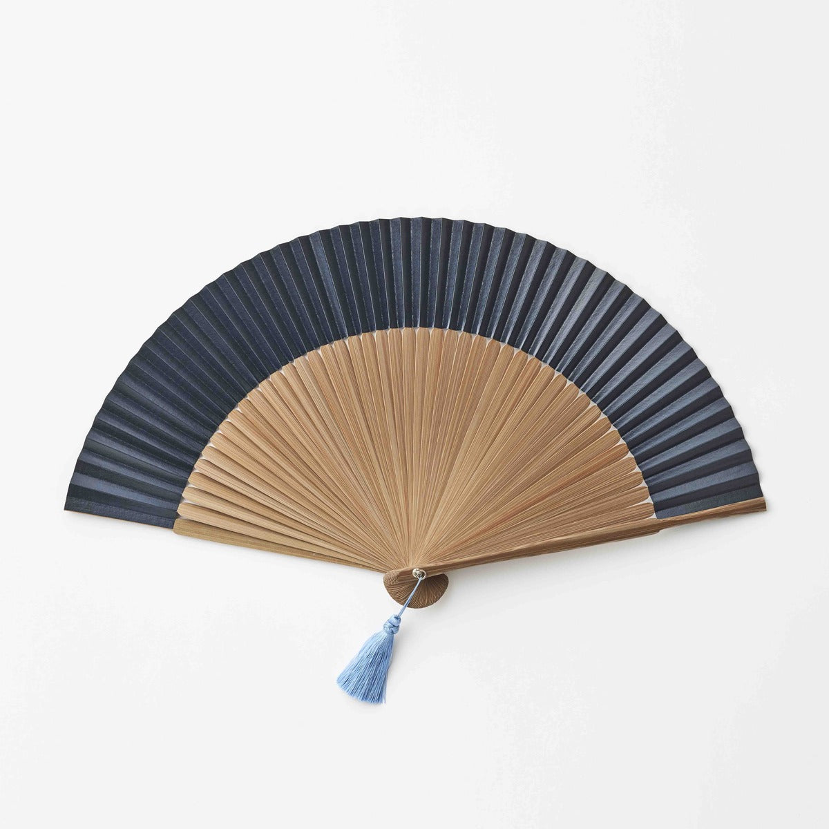 京扇子 袋セット 藍