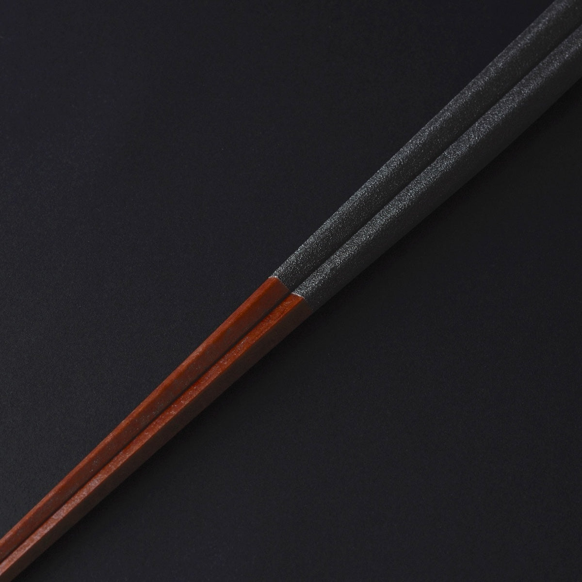 限定 本乾漆 五角菜箸 黒