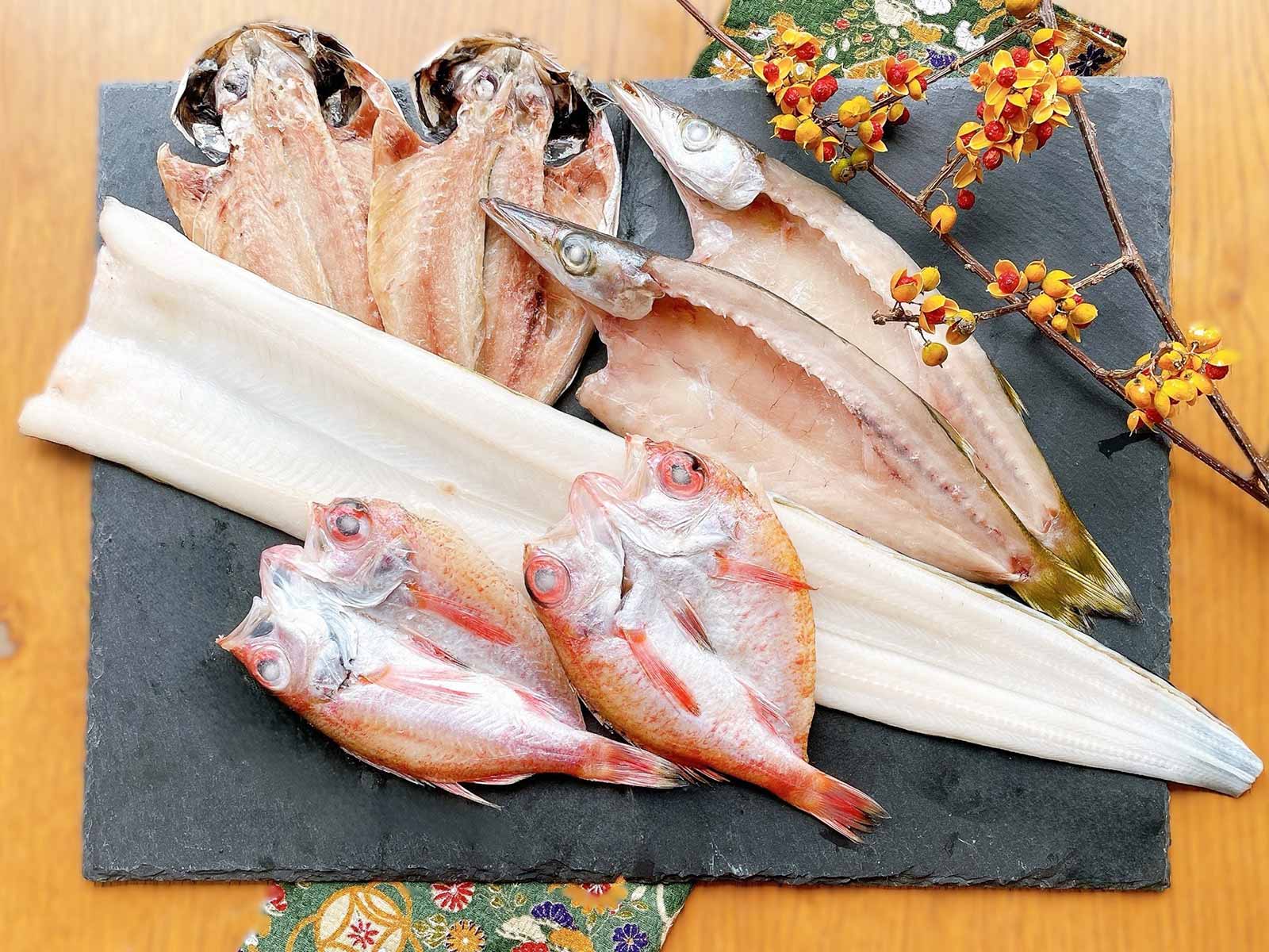 島根県産 干物 島根県沖 あなご＆3種類ひもの 詰め合わせ